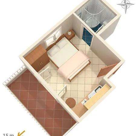 Apartment Studio Promajna 2592b Baška Voda